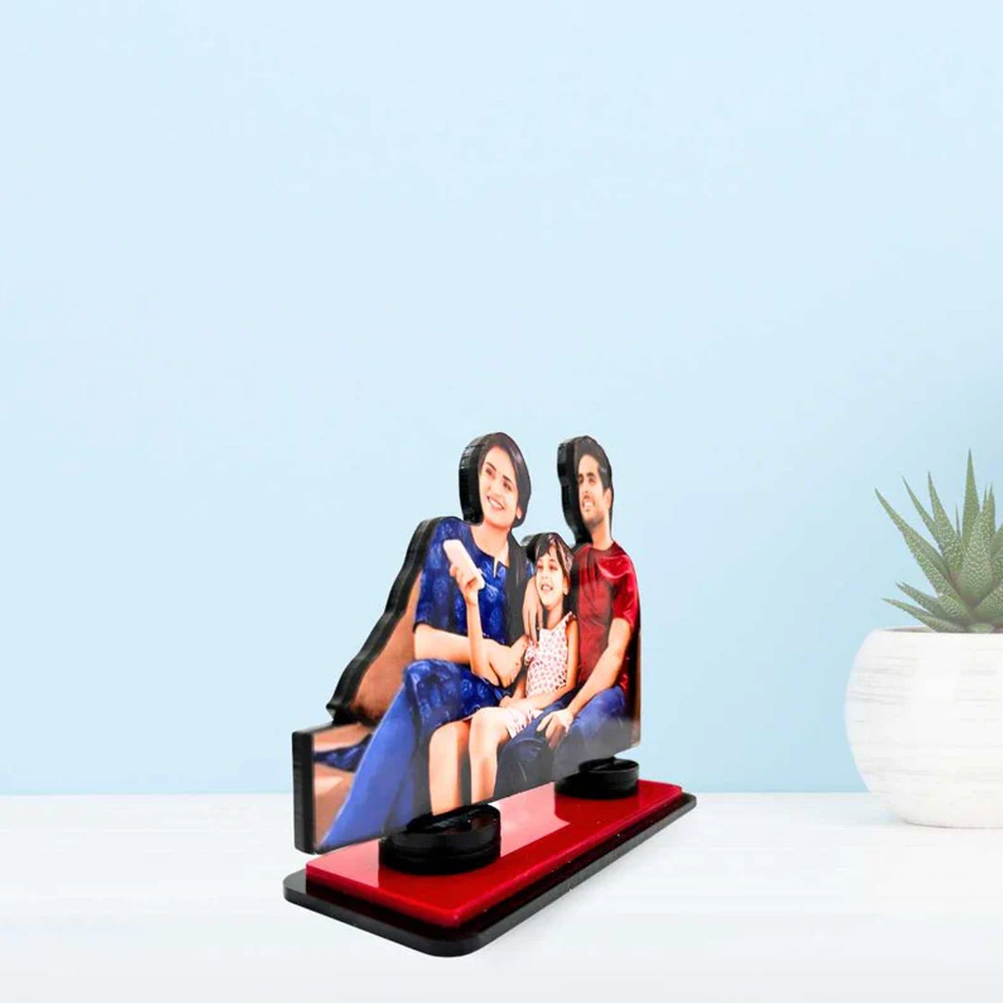 Personalized Family Caricature Table Top | Best Gift for Birthday & Anniversary