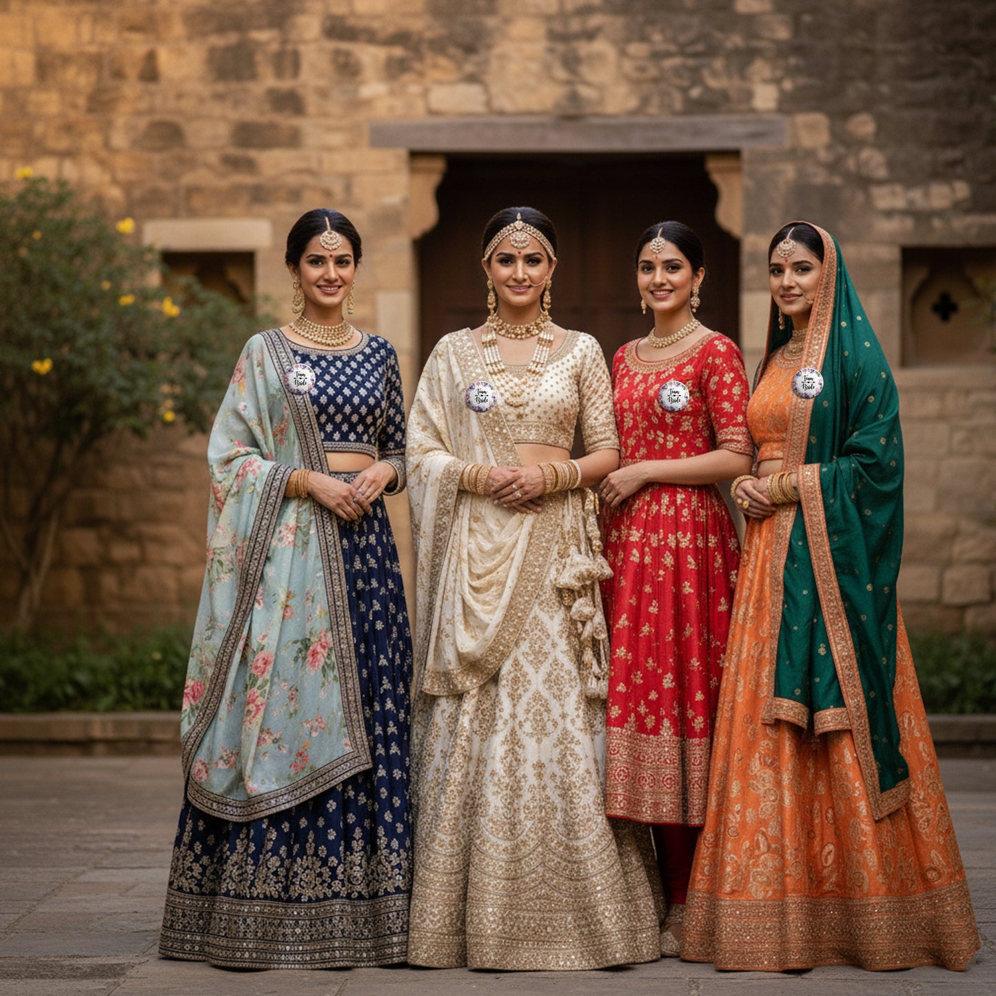 Team Bride | Wedding Badges | Size - 58mm