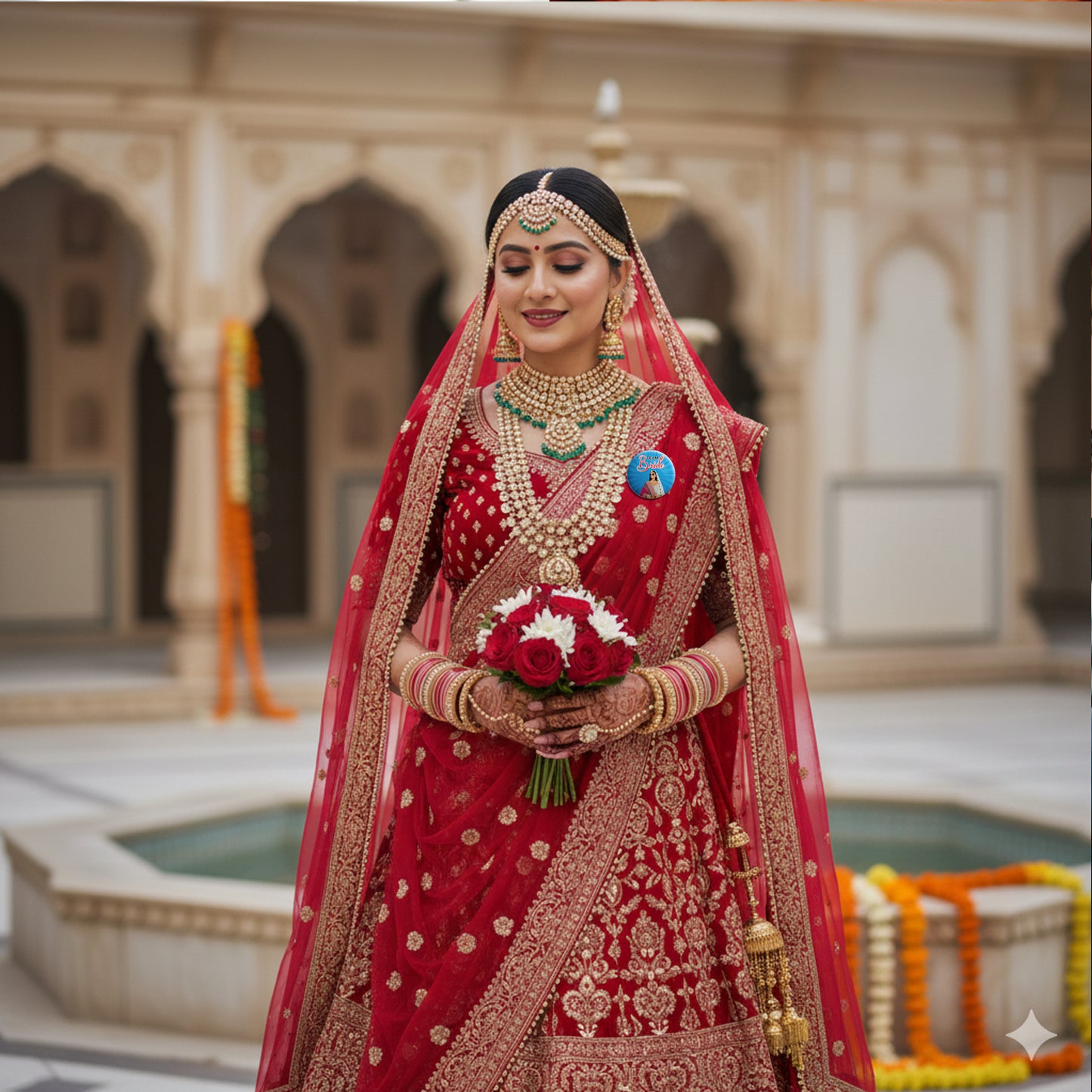 Team Bride | Wedding Badges | Size - 58mm