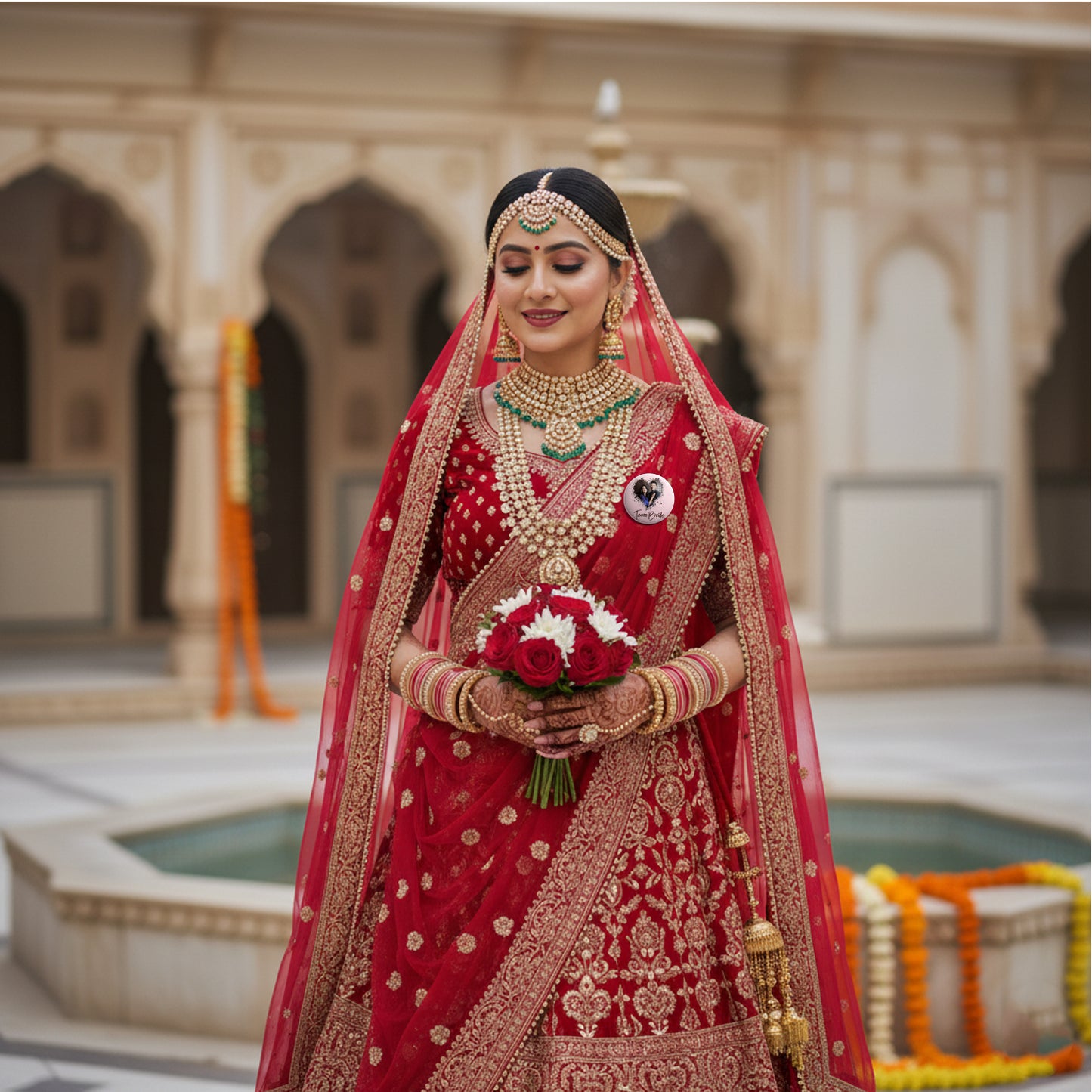 Team Bride | Wedding Badges | Size - 58mm