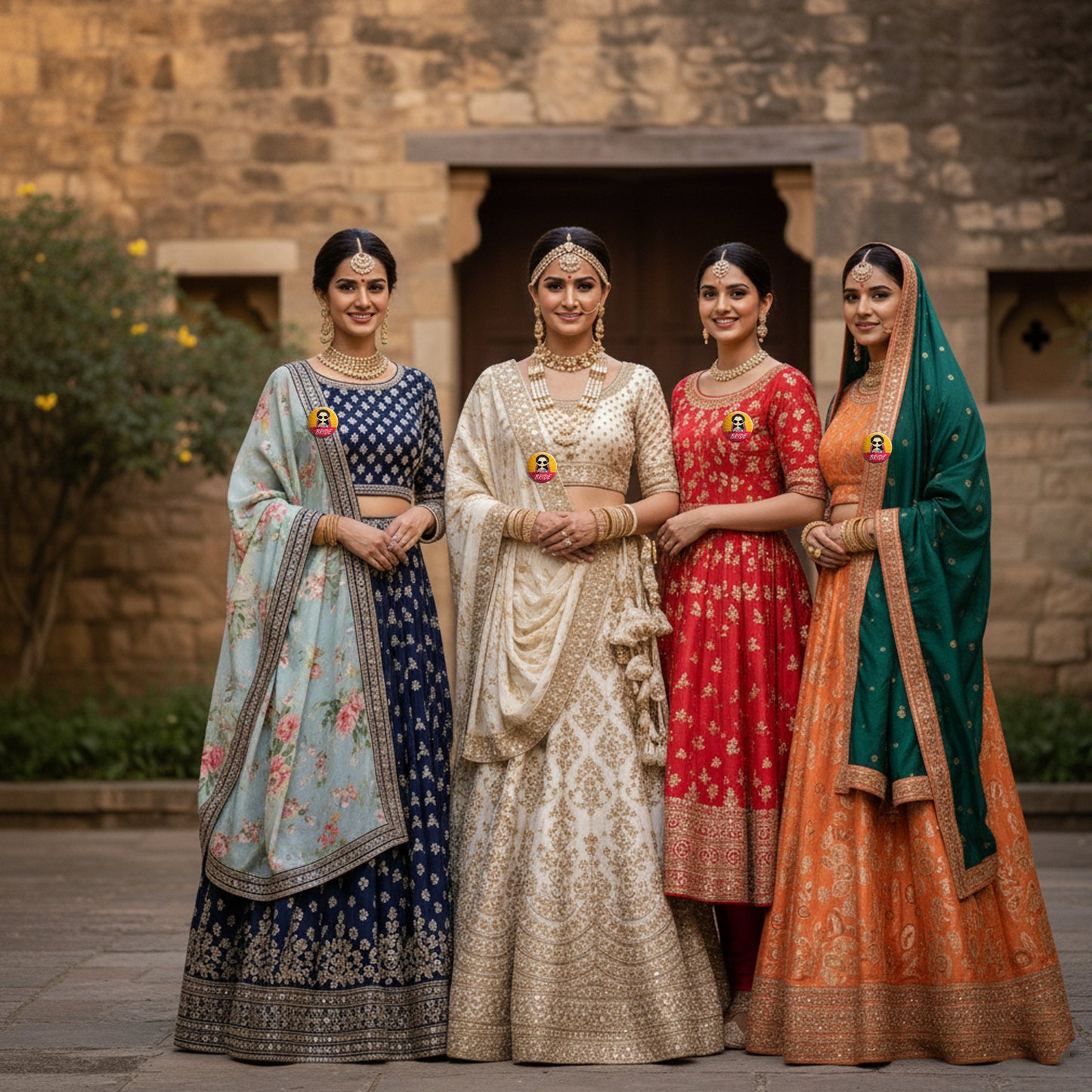 Team Bride | Wedding Badges | Size - 58mm