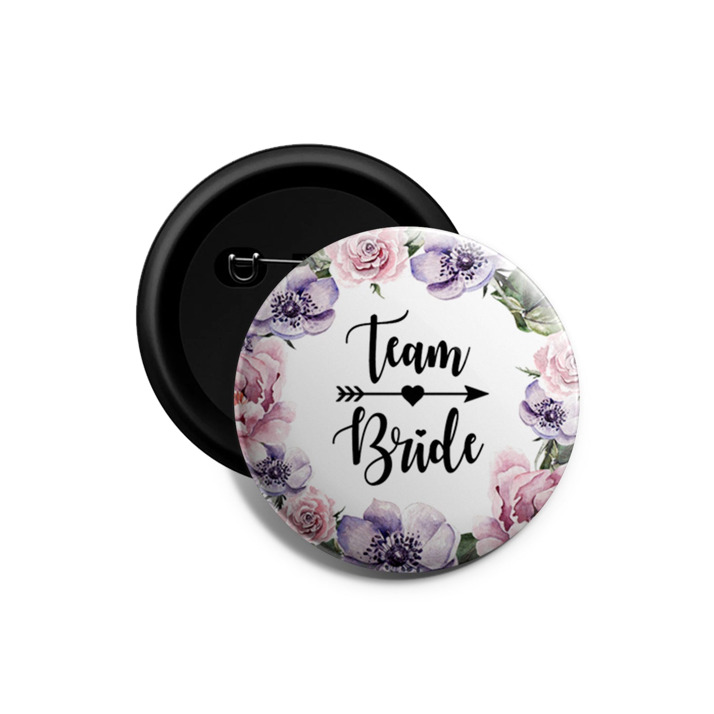 Team Bride | Wedding Badges | Size - 58mm