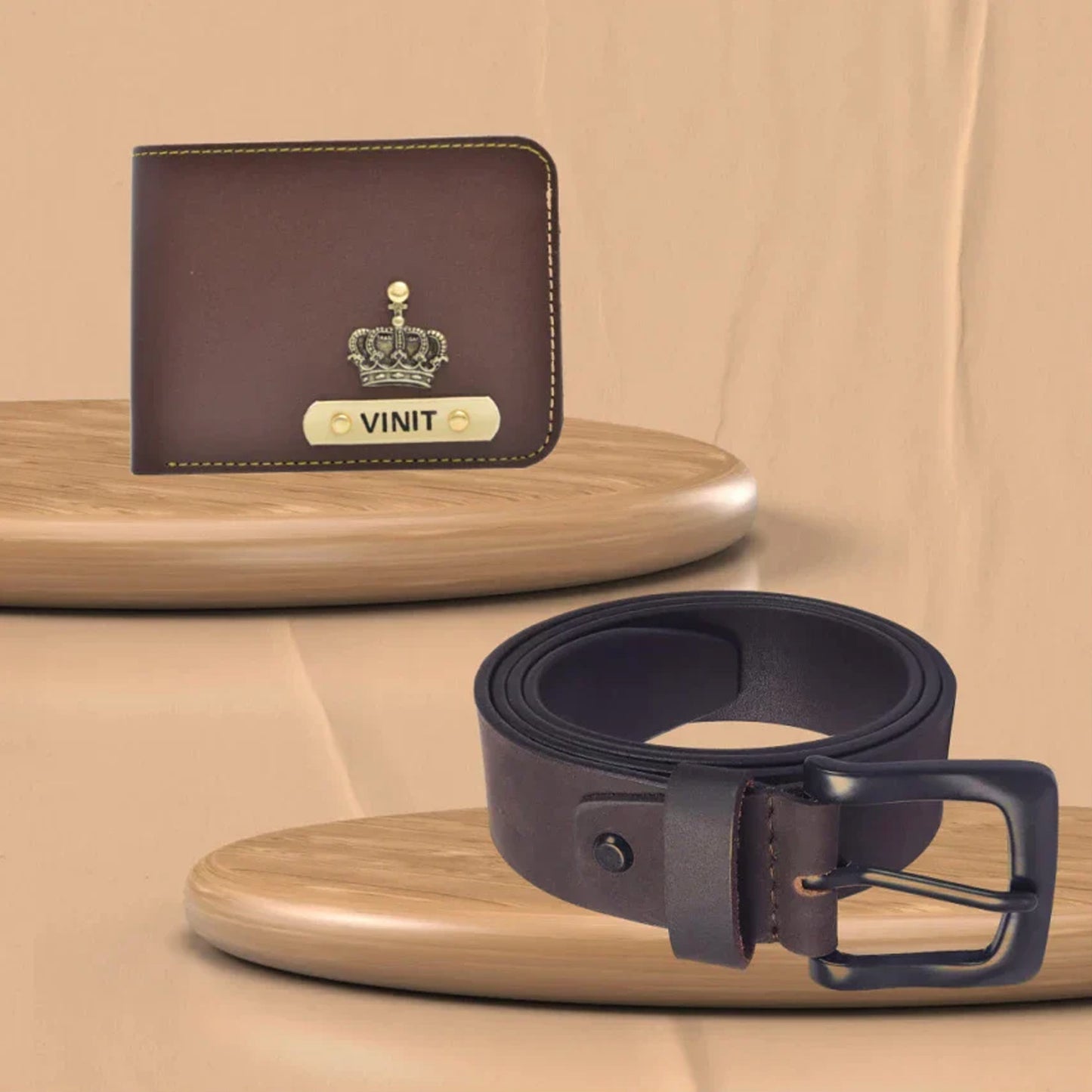 Perfect Vegan Leather Men's Wallet and Belt