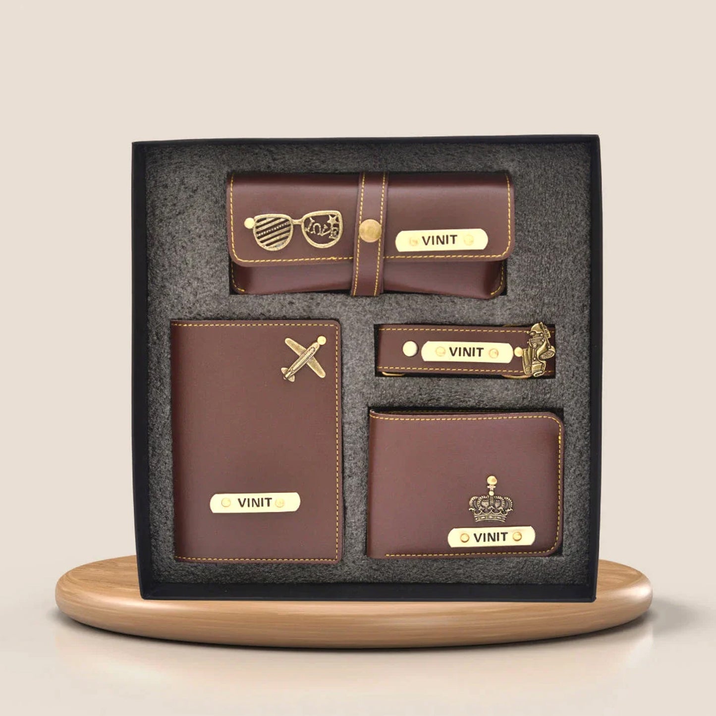 Premium Personalized Men’s Combo – Perfect Gift Set | Set of 4