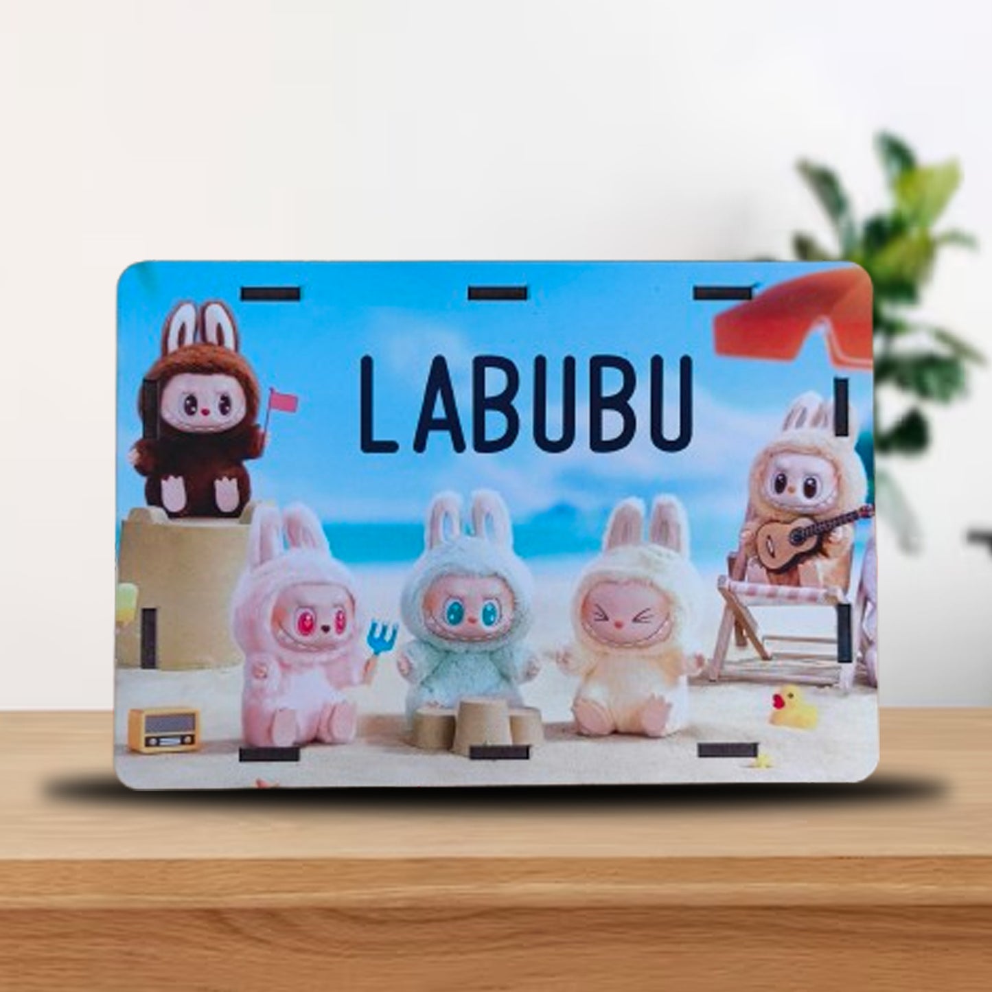 Labubu Money Saving Box | Wooden Piggy Bank | Target ₹100,000 Savings Box