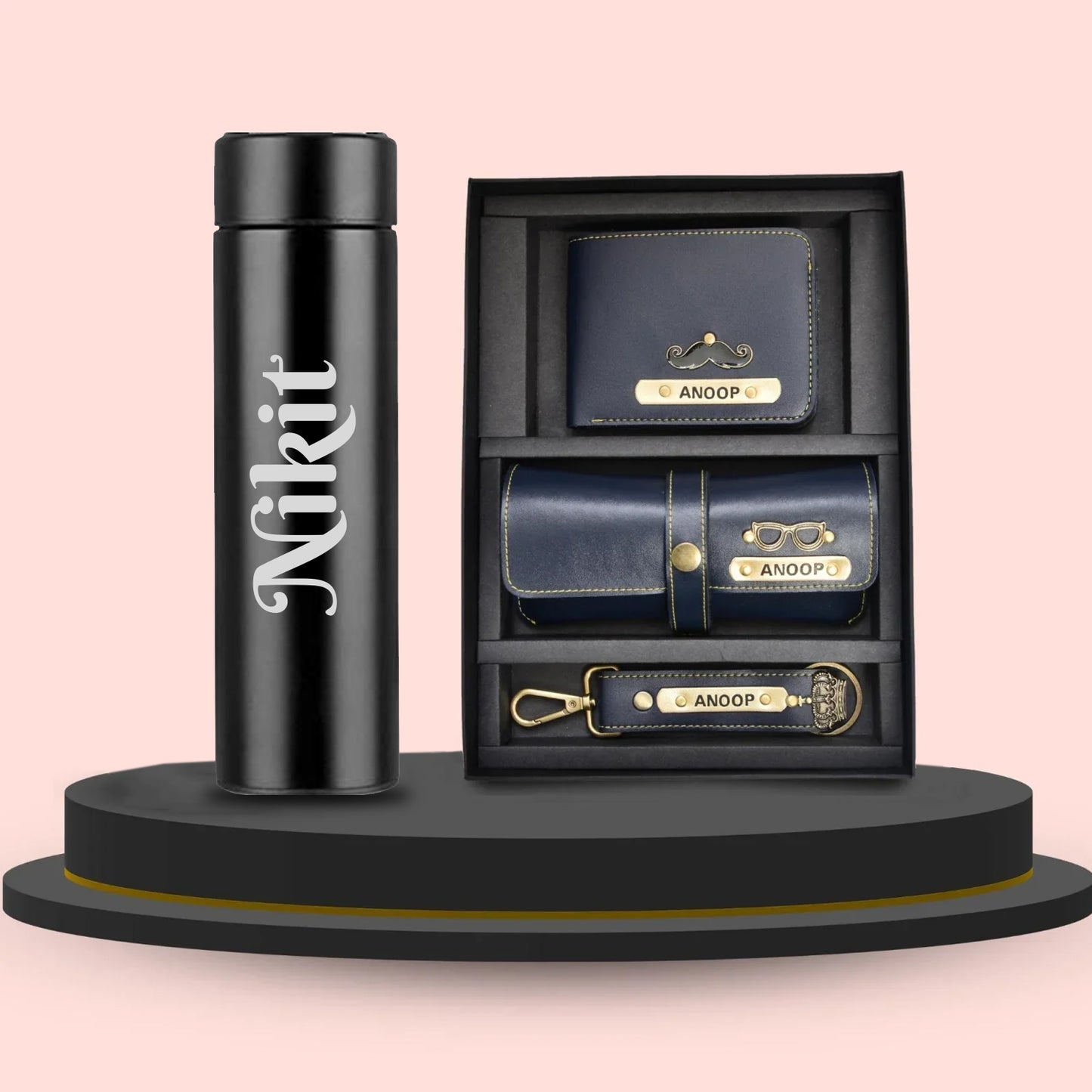 Personalized Smart Bottle & Men's Combo (3 pcs)