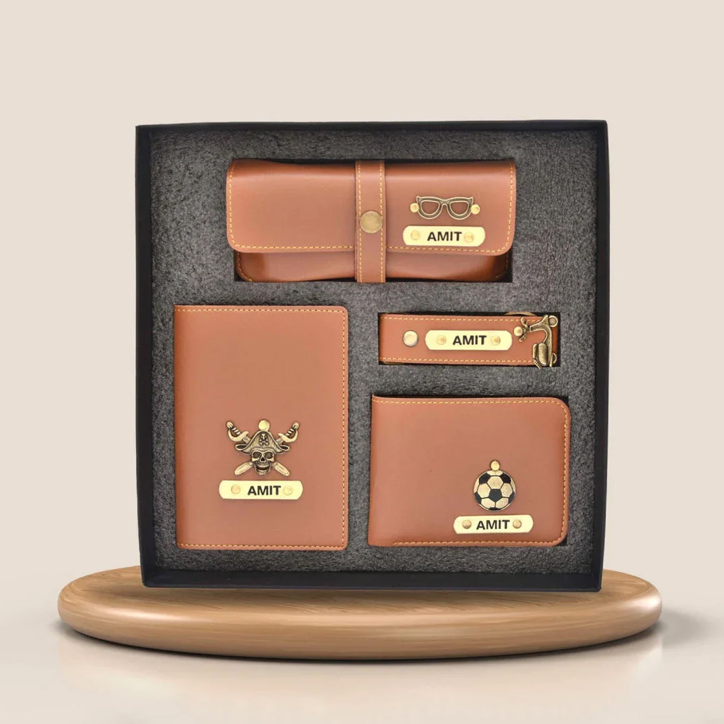 Premium Personalized Men’s Combo – Perfect Gift Set | Set of 4