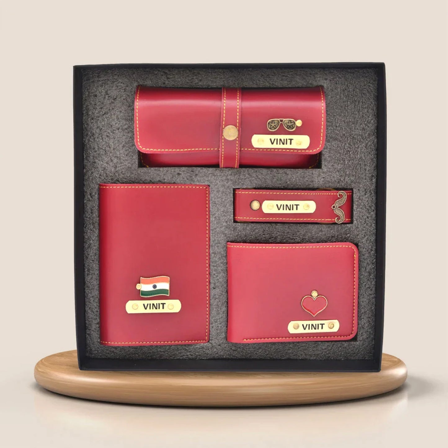 Premium Personalized Men’s Combo – Perfect Gift Set | Set of 4