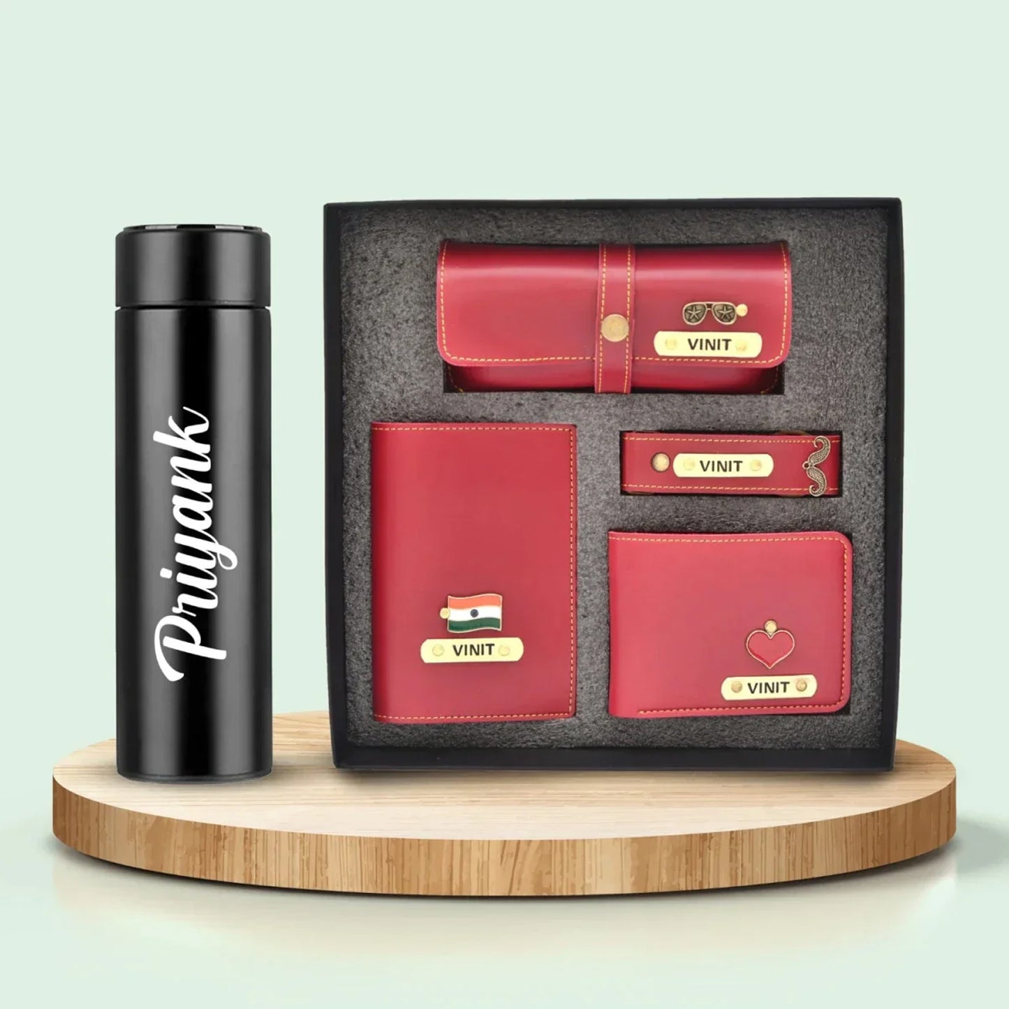 Stylish Personalized Men’s Gift Set with Water Bottle – Ideal for Any Occasion